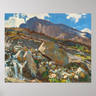 Simplon Pass (1911) von John Singer Sargent Poster