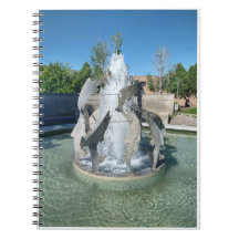 Simplot Square Fountain Foto Spiral Notebook
