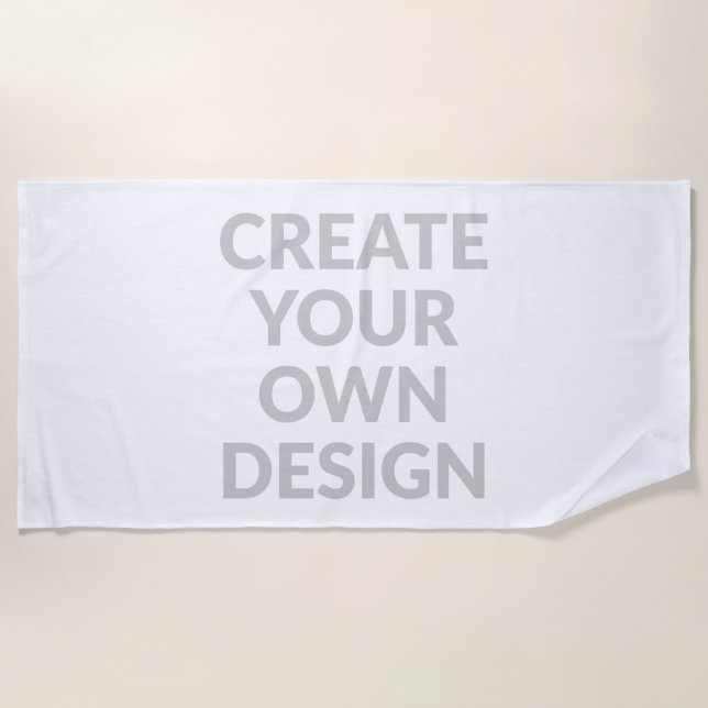 Simply - Create Your Own Beach Towel Strandtuch (Vorderseite)