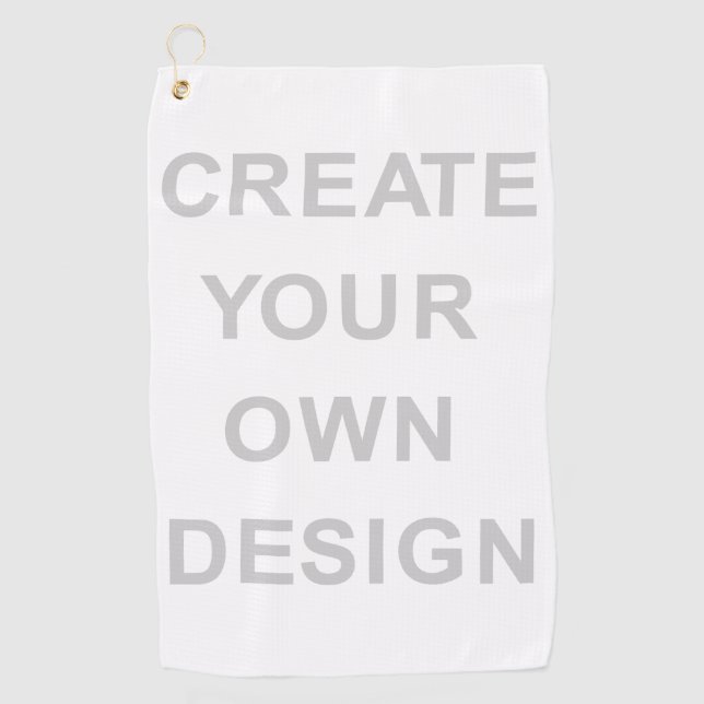 Simply - Create Your Own Golf Towel Golfhandtuch (Vorderseite)