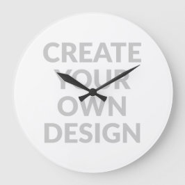 Simply - Create Your Own  Große Wanduhr