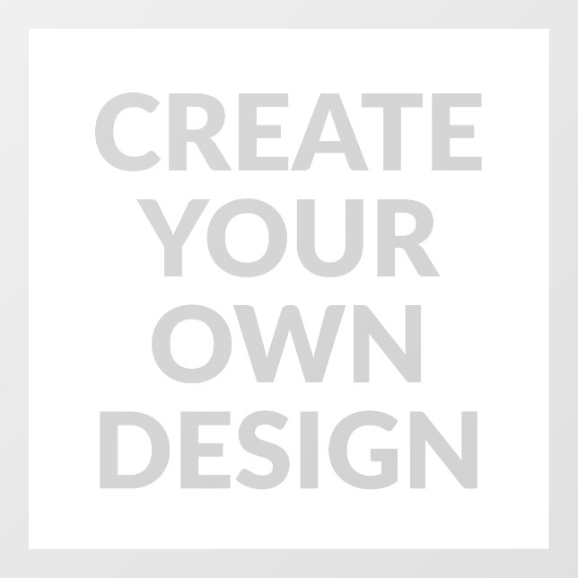 Simply - Create Your Own Window Cling Fensteraufkleber (Blatt)