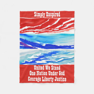 Simply Enspired United We Stand Fleecedecke