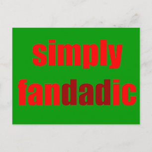 Simply Fandadic Postkarte