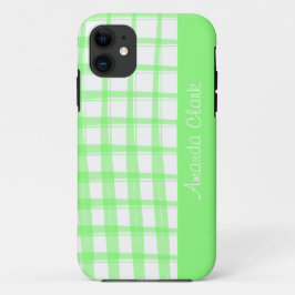 Simply Modern Green Lattice Design Case-Mate iPhone Hülle