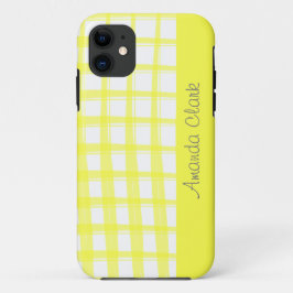 Simply Modern Yellow Lattice Design Case-Mate iPhone Hülle