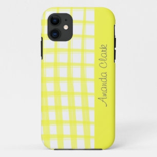 Simply Modern Yellow Lattice Design Case-Mate iPhone Hülle