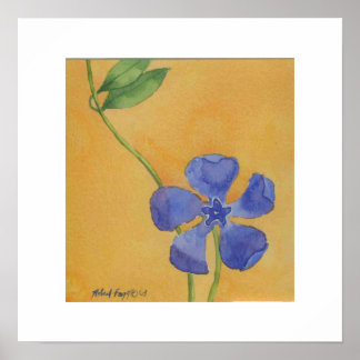 Simply Vinca Poster