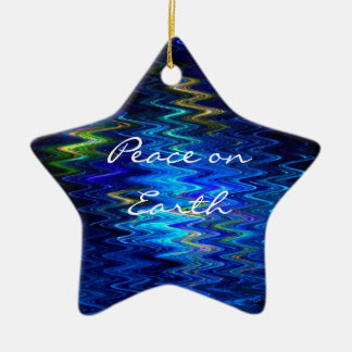 SimplyTonjia 'Weltfrieden-" Stern-Verzierung Keramikornament
