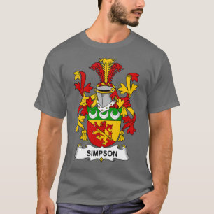Simpson Coat of Arms Familienwappen T-Shirt