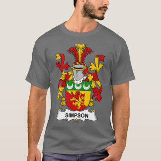 Simpson Coat of Arms Familienwappen T-Shirt