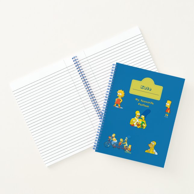 Simpsons Family Portrait Notebook Notizbuch (Innenseite)