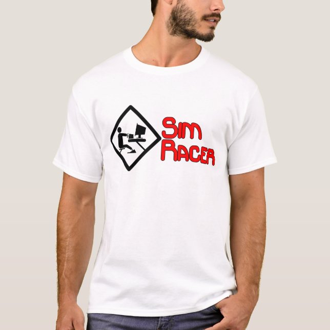 Simracing Geschenke T-Shirt (Vorderseite)