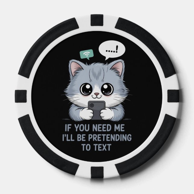 Sims Cat Pokerchips (Vorderseite)