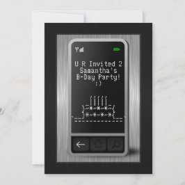 Sims Handy Teen Geburtstagsparty Einladungen