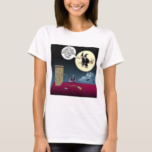 Sims und ritt auf einem Zimmer T-Shirt