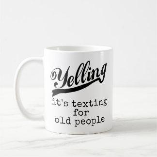 Simsen Sie für alte Leute Kaffeetasse