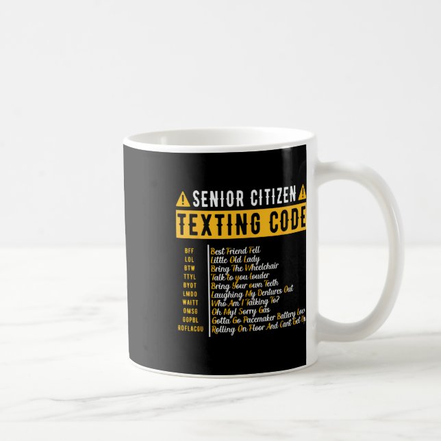 Simstest für Senioren Vintager Großvater Kaffeetasse (Rechts)