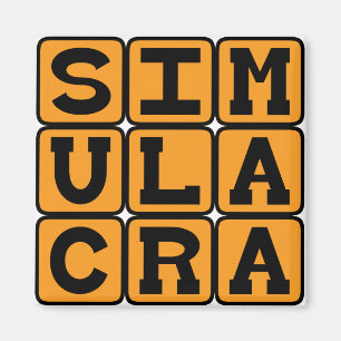 Simulacren, Darstellung von etwas Magnet