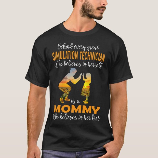 Simulation Technician Mommy T-Shirt (Vorderseite)