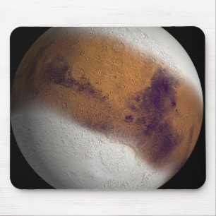Simulierte Ansicht von Mars Mousepad