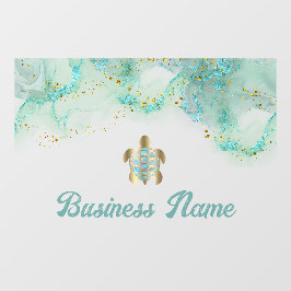 simulierte Fensterverkleidung der Meeresschildkröt Fensteraufkleber