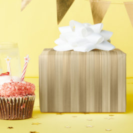 Simulierte Gold Foil Texture Stripes Celebration Geschenkpapier