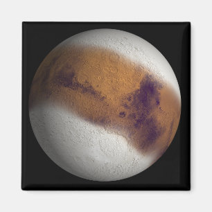 Simulierte Sicht auf die Mars Magnet