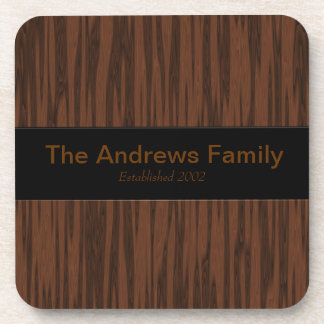 Simulierte Walnuss Untersetzer