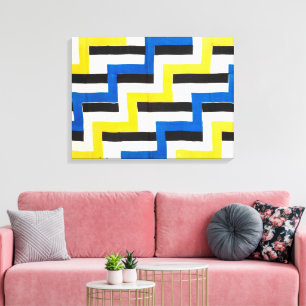 Simultane Stoffe   Sonia Delaunay   Leinwanddruck