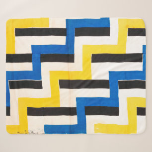 Simultane Stoffe Sonia Delaunay Sherpadecke