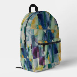 Simultanes Fenster 1912 von Robert Delaunay Bedruckter Rucksack