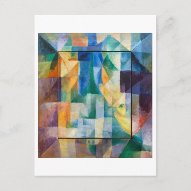 Simultanes Windows | Robert Delaunay | Postkarte (Vorderseite)