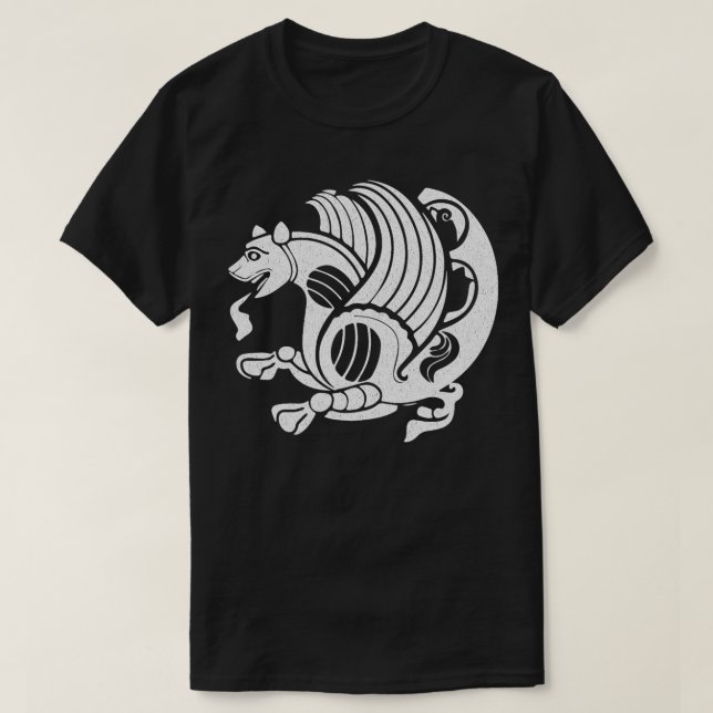 Simurgh Iran Persian Mythological Bird Phoenix T-Shirt (Design vorne)