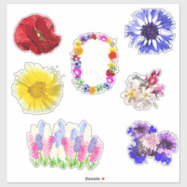 Simvol-Aufkleber-Blume Aufkleber