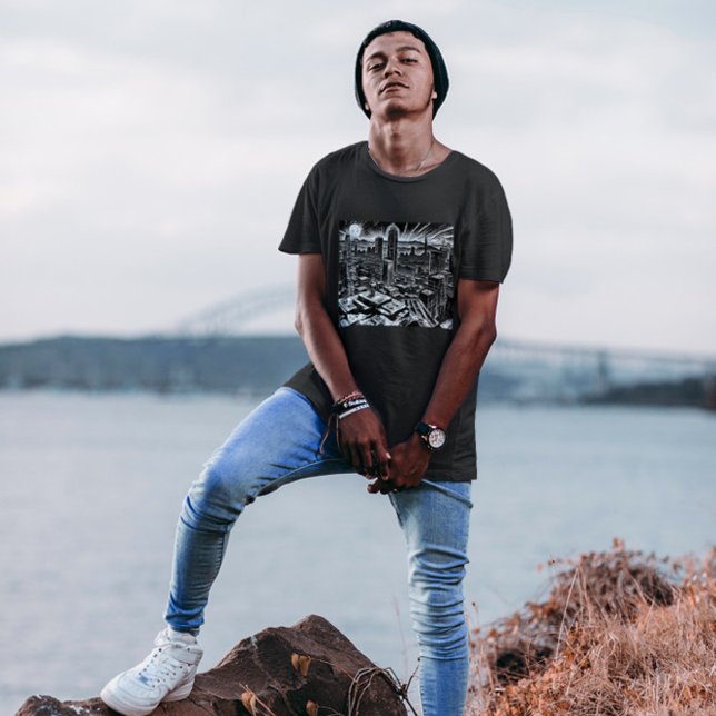 Sin City Dreams - Retro Noir T-Shirt (Von Creator hochgeladen)