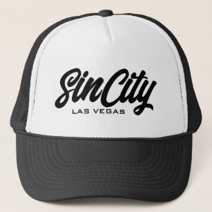 Sin City Las Vegas Drehbücherei Trucker Hut Truckerkappe