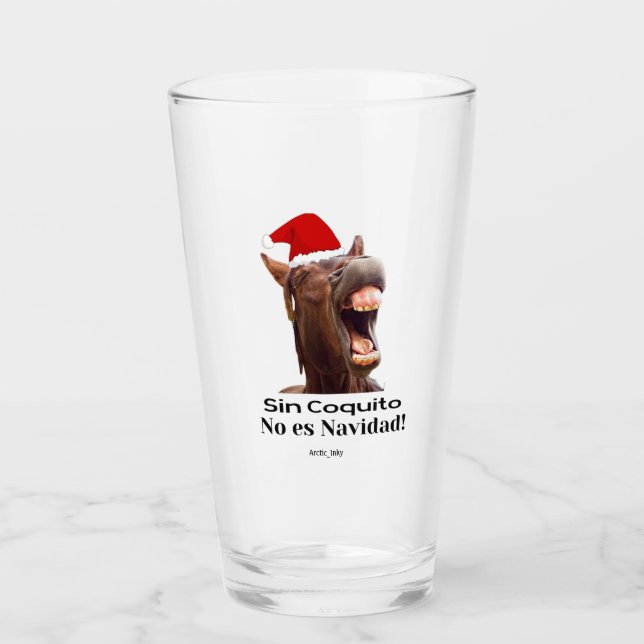 Sin Coquito No Es Navidad Glas (Vorderseite)
