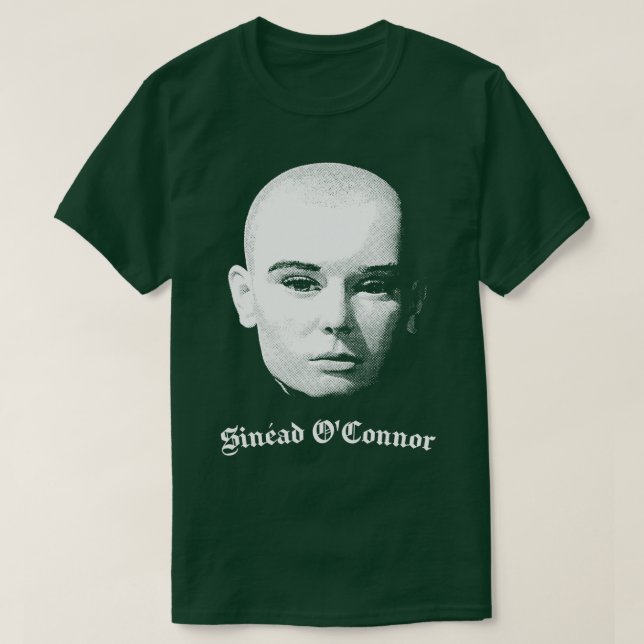 Sinad OConnor Wachsmodell Meme T-Shirt (Design vorne)