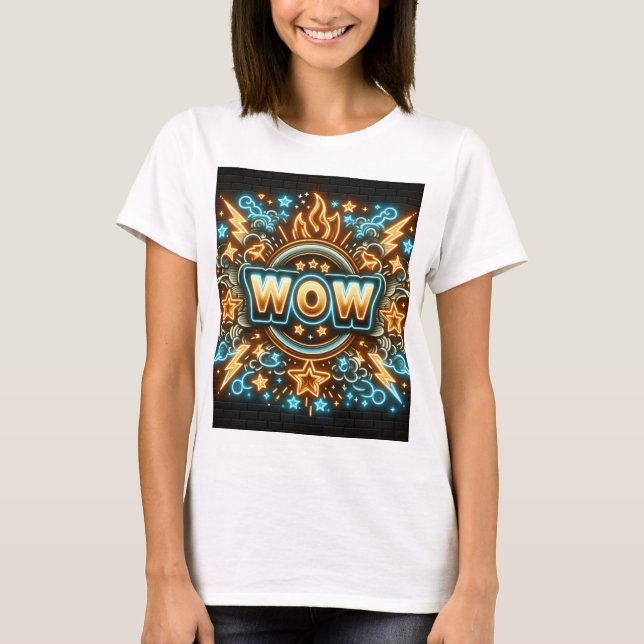 Sinal Wow! Camiseta  T-Shirt (Vorderseite)