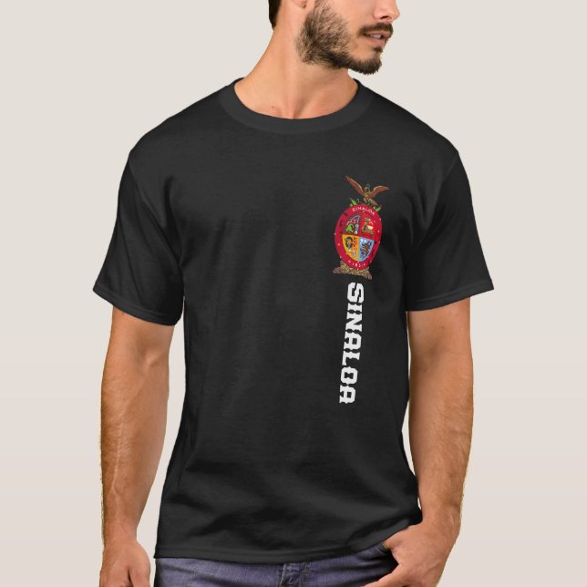 Sinaloa Mexico Camisa T-Shirt (Vorderseite)