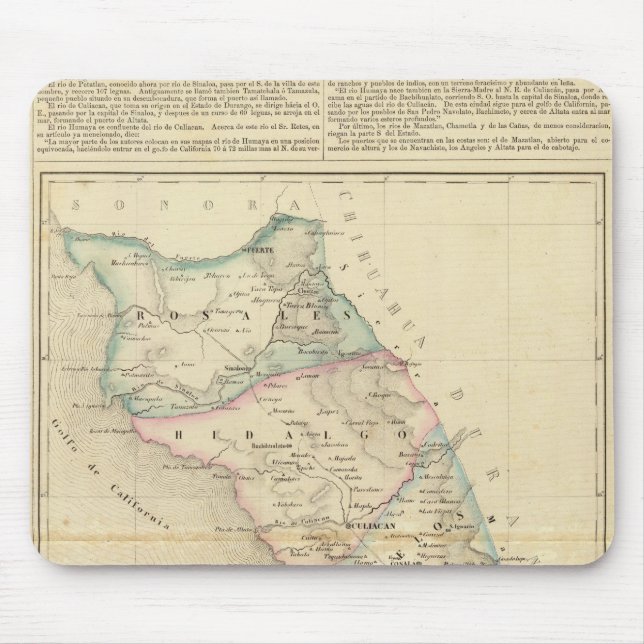 Sinaloa, Mexiko Mousepad (Vorne)