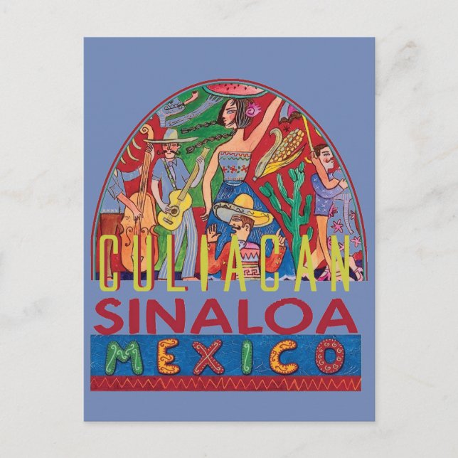 SINALOA Mexiko Postkarte (Vorderseite)