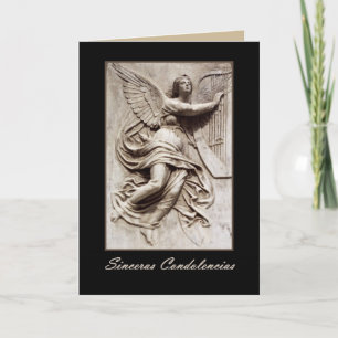 Sinceras Condolencias ANGEL Spanish Sympathy Card Karte