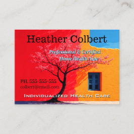 Sincere Friendly Cheerful Professional Caregiver Visitenkarte