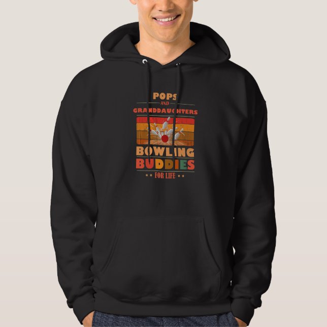 Sincere Granddaughters POPS Buddies For Life Bowli Hoodie (Vorderseite)