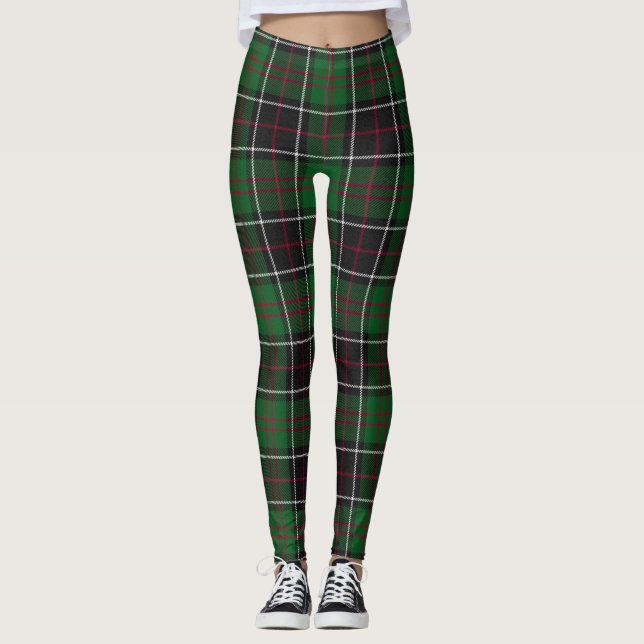 Sinclair Clan Jagd Tartan Variante Kariert Leggings (Vorderseite)