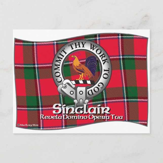 Sinclair Clan Postkarte (Vorderseite)