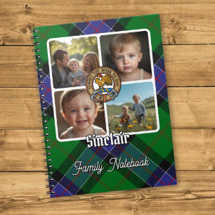 Sinclair-Familien-Foto-Collage Notizblock