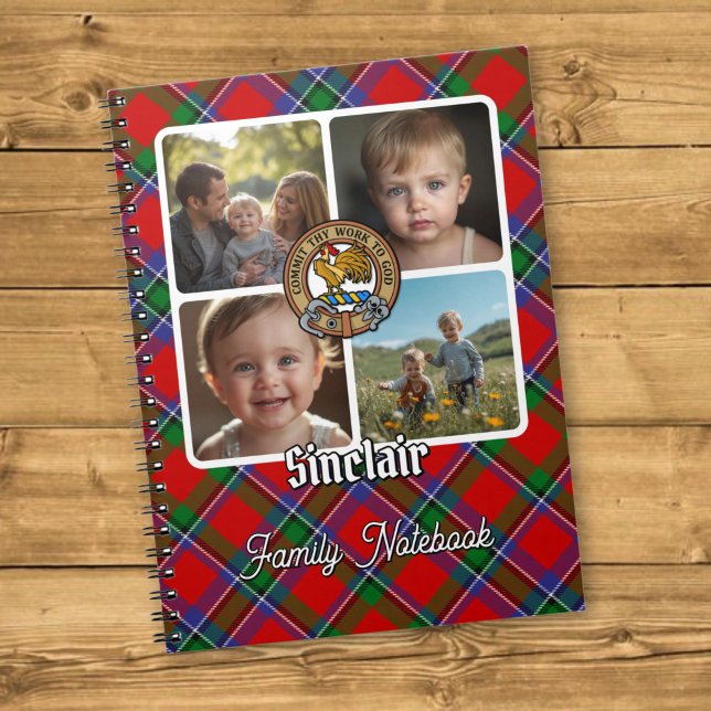Sinclair-Familien-Foto-Collage Notizblock (Von Creator hochgeladen)